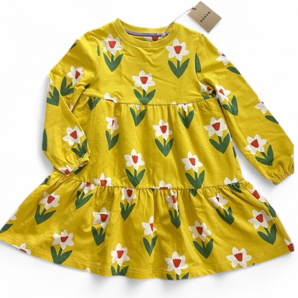 Mini Boden Other - New MINI BODEN DAFFODIL LONG SLEEVE SWEATSHIRT DRESS GIRLS 5-6